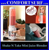 Shake N Take Mini Juice Blender Travel With 2 Bottles